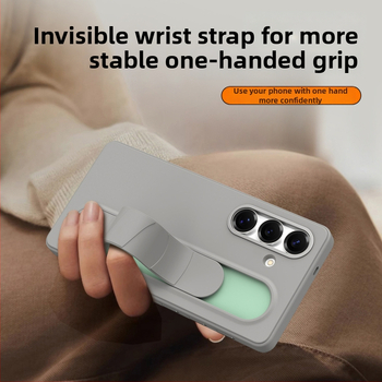 Puzdro pre Samsung telefón s podstavcom, protišmykové, odvádzanie tepla, ochrana proti pádu, hot-pressovaný polykarbonát