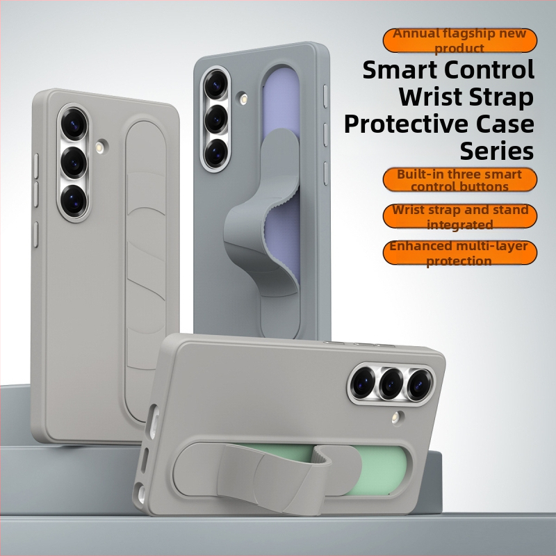 Puzdro pre Samsung telefón s podstavcom, protišmykové, odvádzanie tepla, ochrana proti pádu, hot-pressovaný polykarbonát