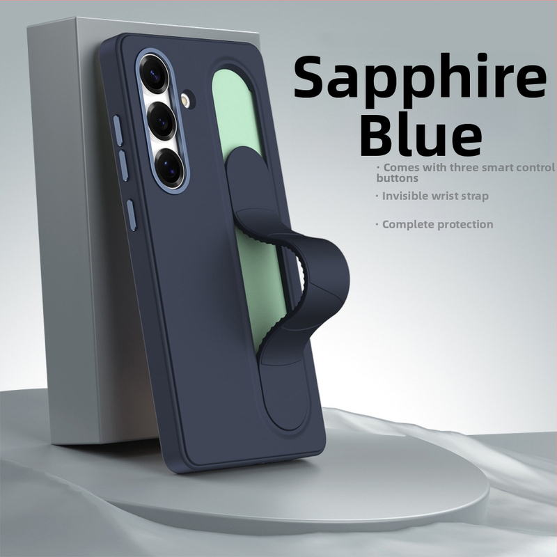 Puzdro pre Samsung telefón s podstavcom, protišmykové, odvádzanie tepla, ochrana proti pádu, hot-pressovaný polykarbonát