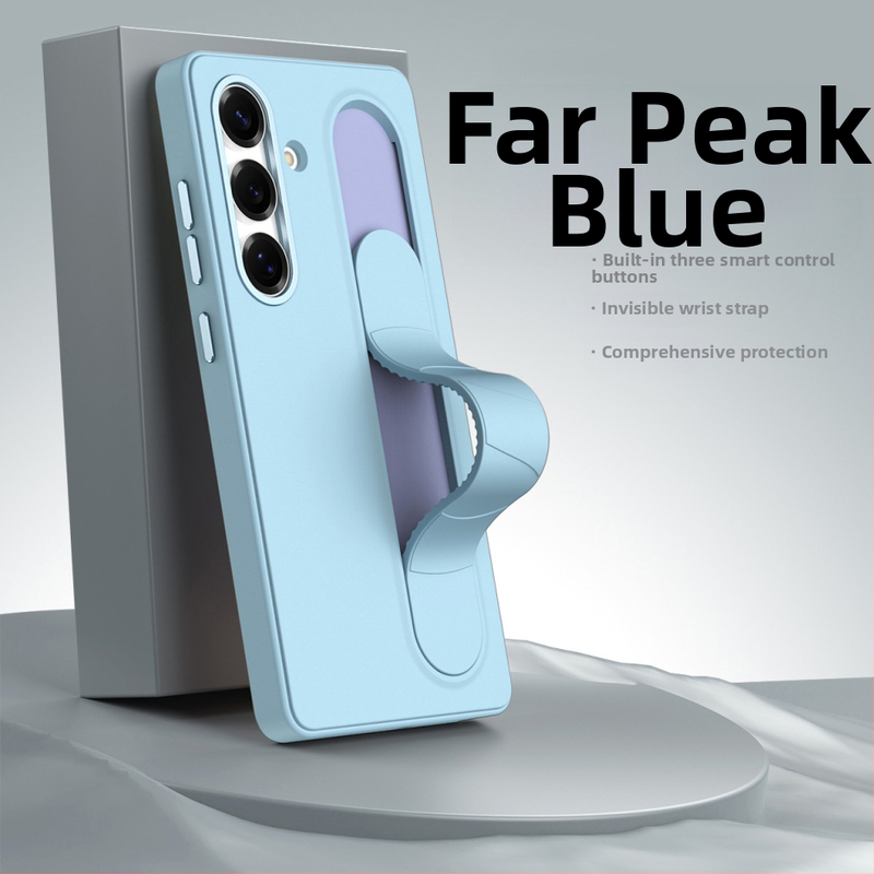 Puzdro pre Samsung telefón s podstavcom, protišmykové, odvádzanie tepla, ochrana proti pádu, hot-pressovaný polykarbonát