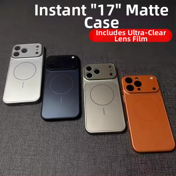 Kućište za iPhone 17 Pro Max s velikim prozorom, mat finiš, magnetsko držanje