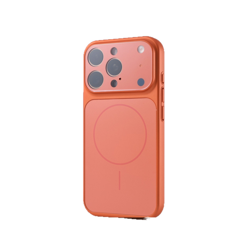 iPhone 17 Pro Max tok – Nagy ablakkal, mágneses rögzítés, matt felület, ütésálló, ujjlenyomat-mentes