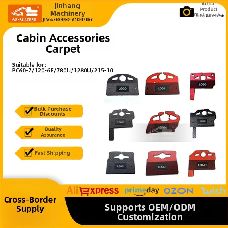 Подложки за крака в кабината на екскаватор Komatsu 60-7, 120-6E, 78U, 128U, 215-10 – Марка Jgs