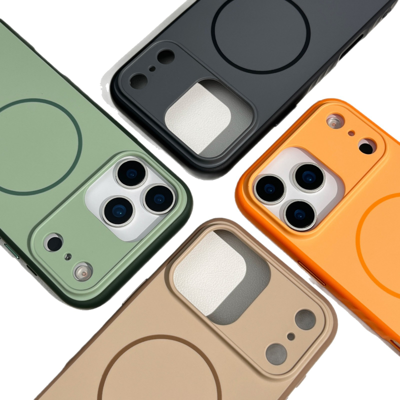 Shell Xinfa Matt hátlap tok iPhone 12–17 Pro/Max-hoz, PC műanyag, mágneses vonzás, kopásállóság, zuhanás elleni védelem