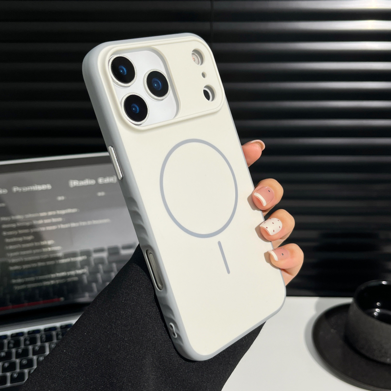 Shell Xinfa Matt hátlap tok iPhone 12–17 Pro/Max-hoz, PC műanyag, mágneses vonzás, kopásállóság, zuhanás elleni védelem