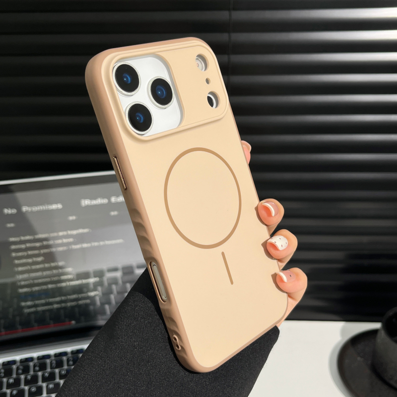 Shell Xinfa Matt hátlap tok iPhone 12–17 Pro/Max-hoz, PC műanyag, mágneses vonzás, kopásállóság, zuhanás elleni védelem