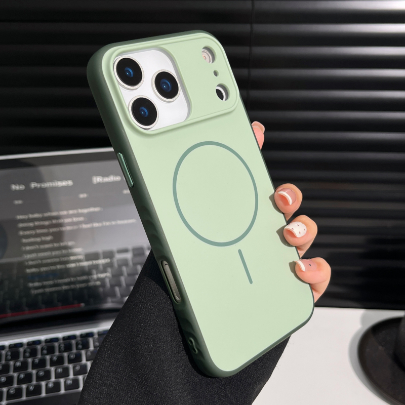 Shell Xinfa Matt hátlap tok iPhone 12–17 Pro/Max-hoz, PC műanyag, mágneses vonzás, kopásállóság, zuhanás elleni védelem