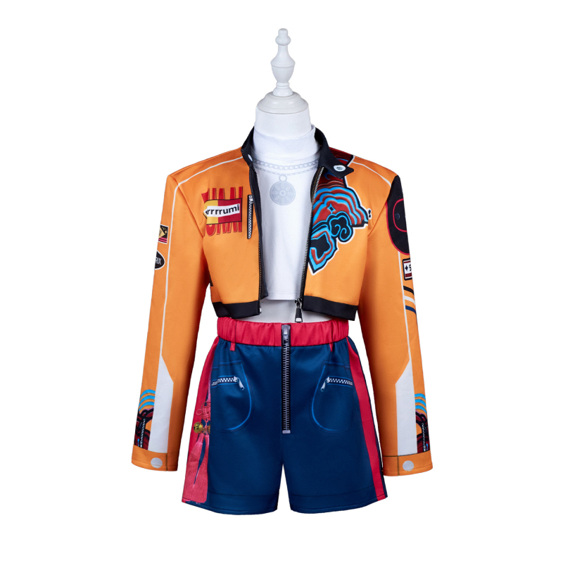 Κοσπλέι Κόστουμ – Hunt Demon Girl Group (Rumi, Mila, Zoya), στυλ K-Pop Idol, Πολυεστέρας, Καλοκαίρι 2025