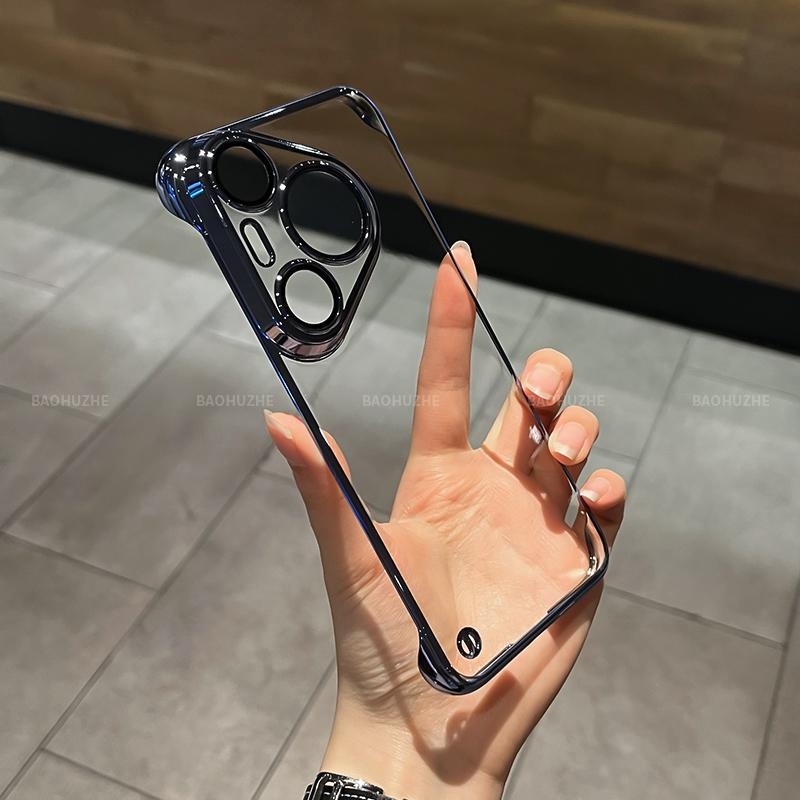 Carcasă dură pentru Huawei, din PC cu electroplating, personalizabilă, rezistentă la șocuri, zgârieturi, anti-îngălbenire, anti-amprente, adsorbție magnetică puternică