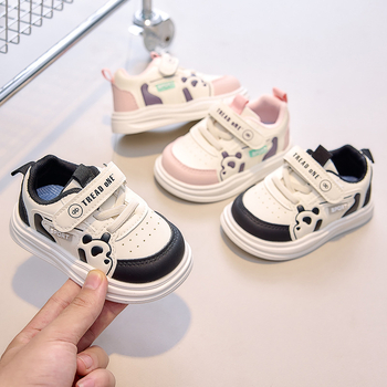 Cipelice za bebe i djecu, korejski stil, Velcro zatvarač, mekana potplat, gornji dio od PU kože, uzrast 6–36 mjeseci