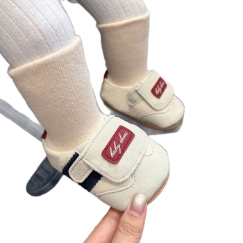 Cipele za bebe za prve korake, Velcro zatvaranje, protuklizna podstava, topla pamukna gornja, unisex, 12-36 mjeseci
