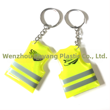 PVC рефлекторен висящ ключодържател с персонализирано лого, корейски стил, индивидуален дизайн