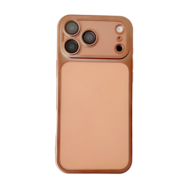 Maska za iPhone 17 s matiranim elektroplating završnim slojem, poluprozirni TPU materijal, potpuna zaštita leće, otporno na udarce, odvodi toplinu