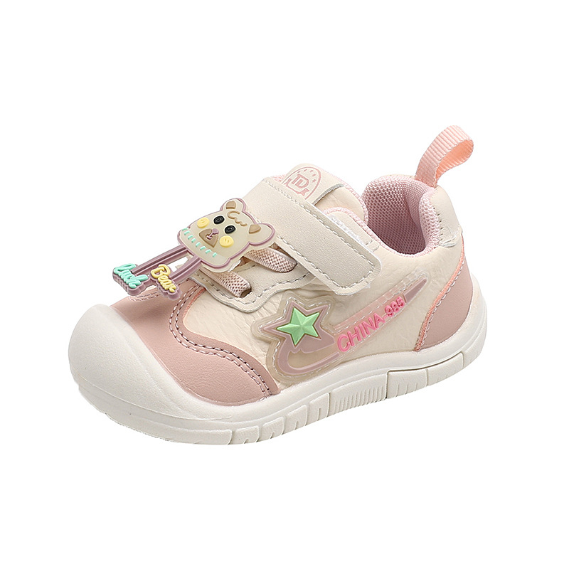 Dječje cipele za učenje - Unisex, Protivklizne, Mekana potplat, Velcro zatvarač, 12–36 mjeseci