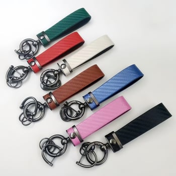 Ключодържател Huaxin – метал, модерен минималистичен стил, подходящ за подарък