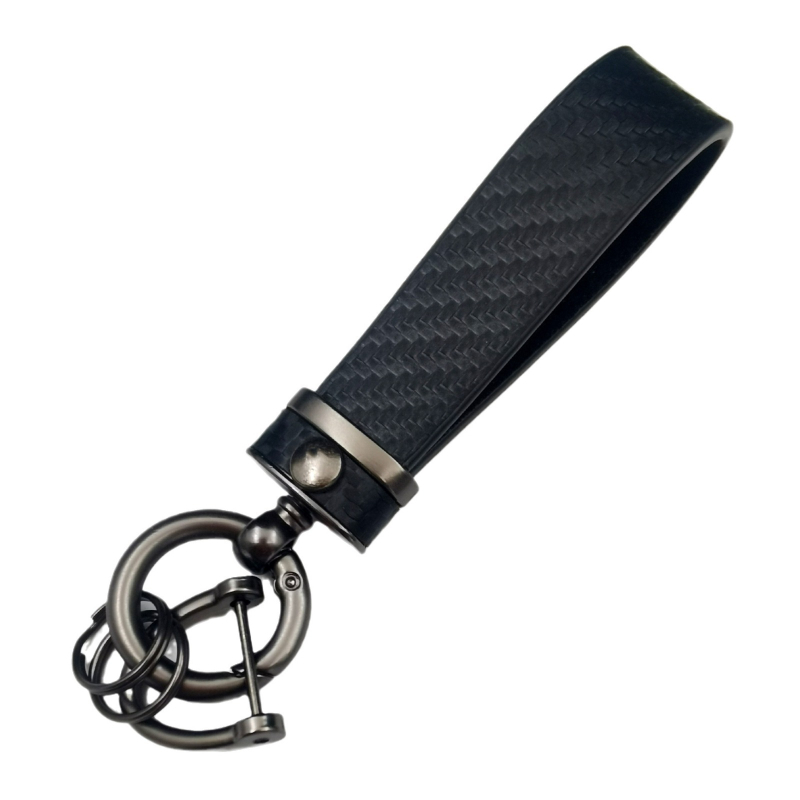 Ключодържател Huaxin – метал, модерен минималистичен стил, подходящ за подарък