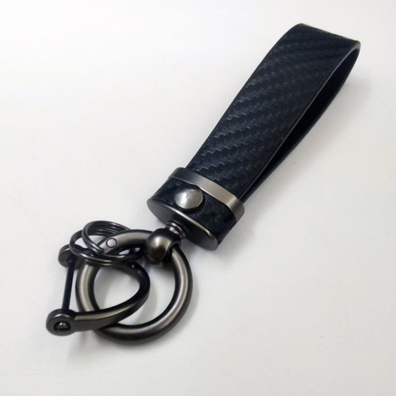 Ключодържател Huaxin – метал, модерен минималистичен стил, подходящ за подарък