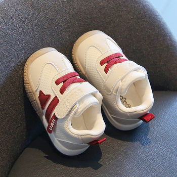 Unisex cipele za bebe i malu djecu – gornji dio od mikrovlaknaste kože, mekana potplat, zatvarač na Velcro, uzorak životinja, protuklizna i otporna konstrukcija