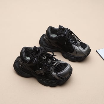 Unisex dječje Dad Sneakers tenisice s mrežastim gornjim dijelom, EVA potplat, prozračna, protuklizne, Velcro kopča, jesen 2025