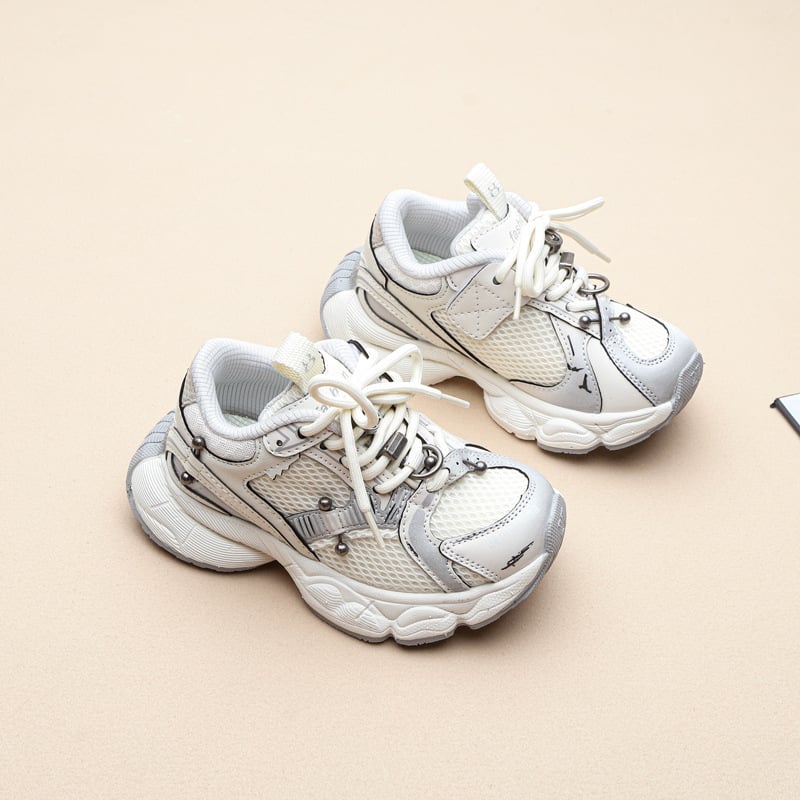 Unisex dječje Dad Sneakers tenisice s mrežastim gornjim dijelom, EVA potplat, prozračna, protuklizne, Velcro kopča, jesen 2025
