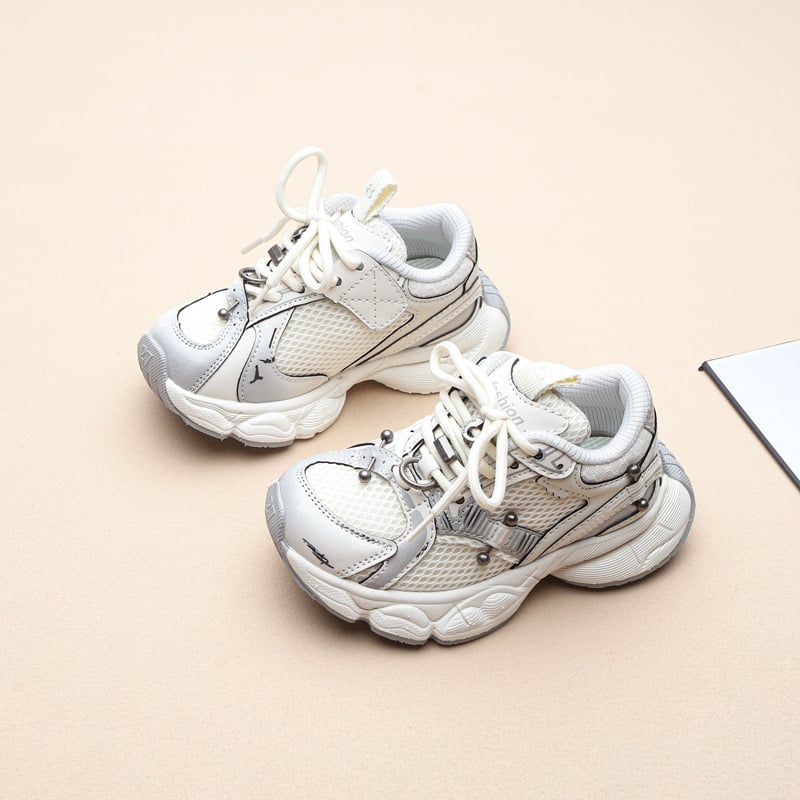 Unisex dječje Dad Sneakers tenisice s mrežastim gornjim dijelom, EVA potplat, prozračna, protuklizne, Velcro kopča, jesen 2025