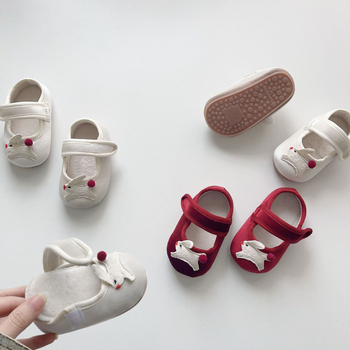 Dječje cipele za hodanje s crtić motivom za djevojčice, zima, korejski stil, prozračna mekana potplat, Velcro zatvarač, za dob 6–36 mjeseci