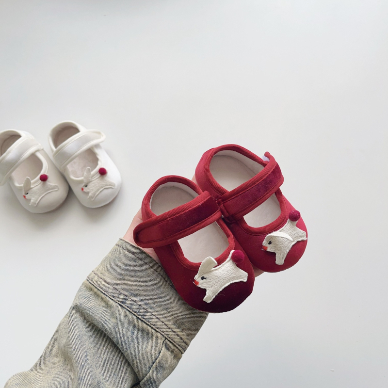Dječje cipele za hodanje s crtić motivom za djevojčice, zima, korejski stil, prozračna mekana potplat, Velcro zatvarač, za dob 6–36 mjeseci