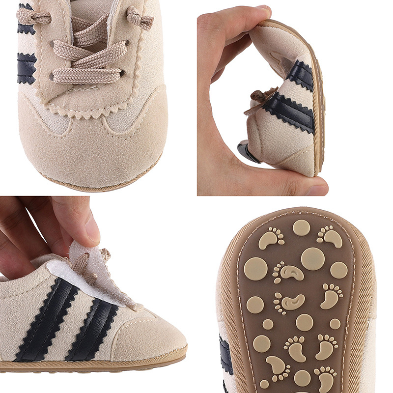 Unisex cipele za bebe i malu djecu – prozračni PU gornji dio, Velcro zatvarač, protuklizna potplat, uzrast 12–48 mjeseci, proljeće i jesen