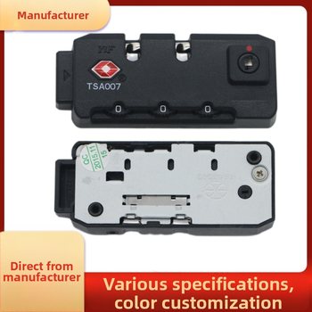 Заключалка за багаж тип кутия, паролна фиксация, TSA007 съвместима, модел S078, пластмасова антивандална заключалка