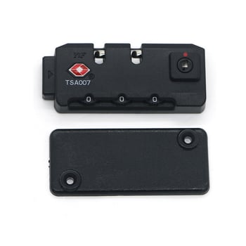 Заключалка за багаж тип кутия, паролна фиксация, TSA007 съвместима, модел S078, пластмасова антивандална заключалка