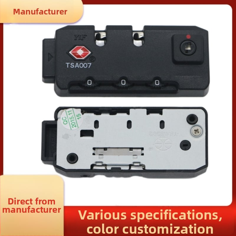 Заключалка за багаж тип кутия, паролна фиксация, TSA007 съвместима, модел S078, пластмасова антивандална заключалка