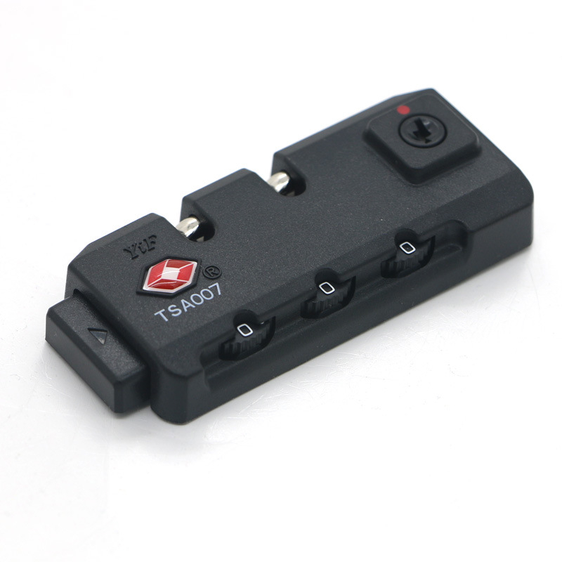 Заключалка за багаж тип кутия, паролна фиксация, TSA007 съвместима, модел S078, пластмасова антивандална заключалка