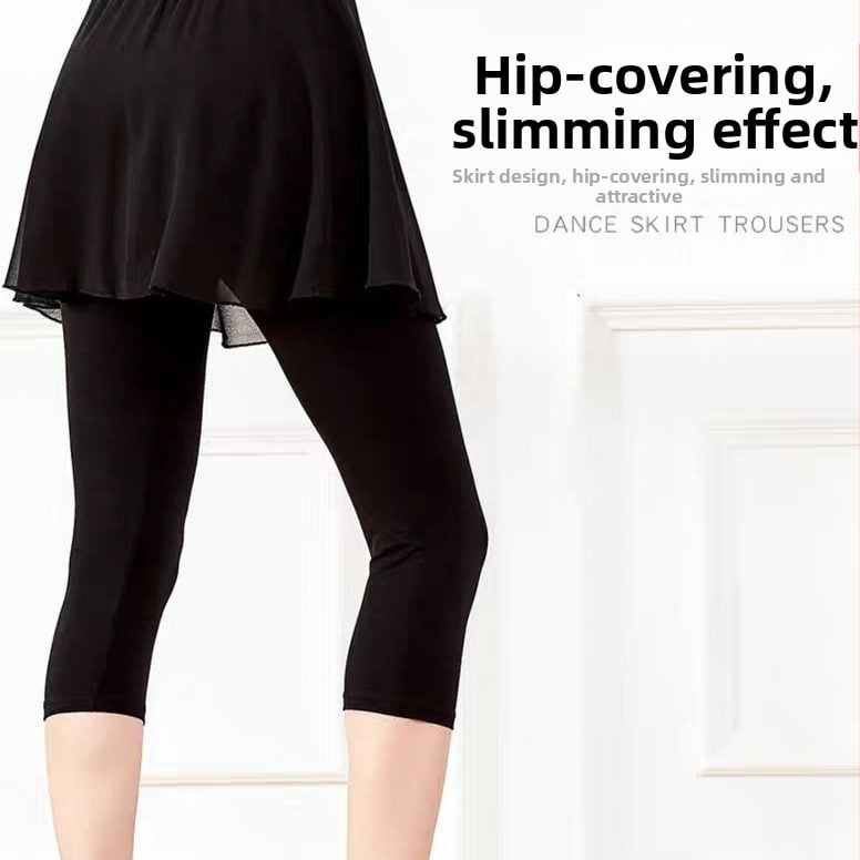 Baletný tréningový kostým s gáza prikrývkou, klasický štýl, TR látka, PVC 90–95%, jar 2025