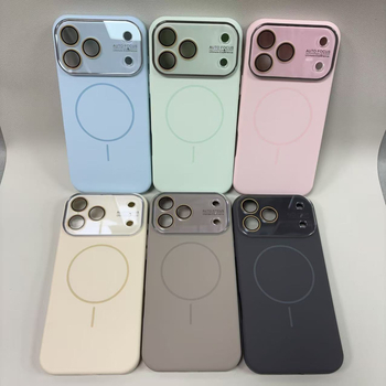  husă de protecție din silicon lichid, cu fereastră mare, prindere magnetică, finisaj în relief, compatibilă cu dispozitive Apple