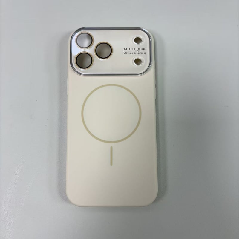  husă de protecție din silicon lichid, cu fereastră mare, prindere magnetică, finisaj în relief, compatibilă cu dispozitive Apple