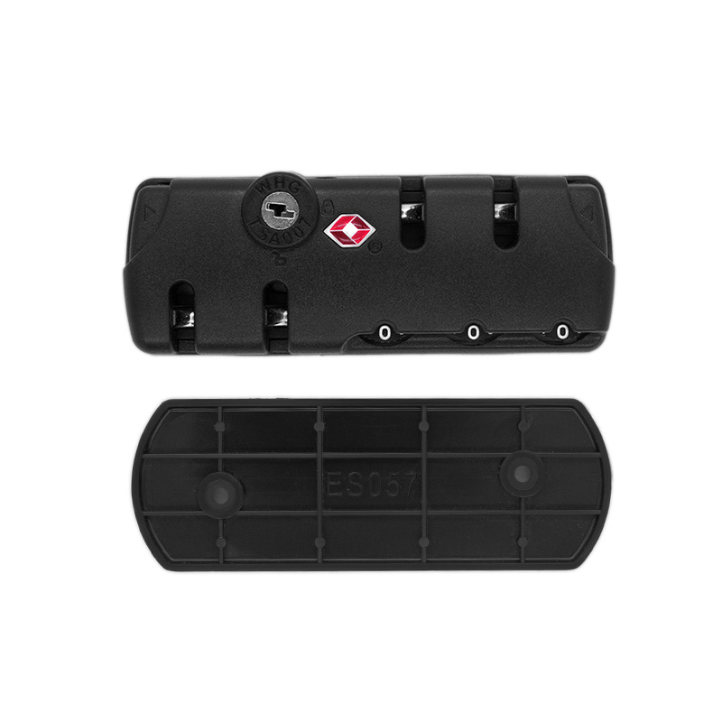 Κλειδαριά αποσκευών με κωδικό, ABS σώμα, μοντέλο ES-057, αντικλοπή, αξεσουάρ αποσκευών