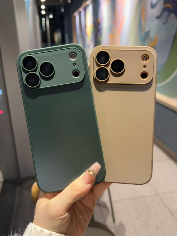 Kućište za iPhone - matirani akrilni stražnji pokrov, zaštita od ogrebotina, pada i otisaka prstiju, japansko-korejski stil, kompatibilno s iPhone 15 Pro/16 Pro/17 Pro/17 Pro Max