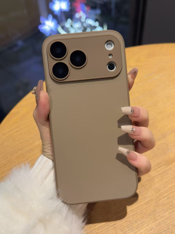 Kućište za iPhone - matirani akrilni stražnji pokrov, zaštita od ogrebotina, pada i otisaka prstiju, japansko-korejski stil, kompatibilno s iPhone 15 Pro/16 Pro/17 Pro/17 Pro Max