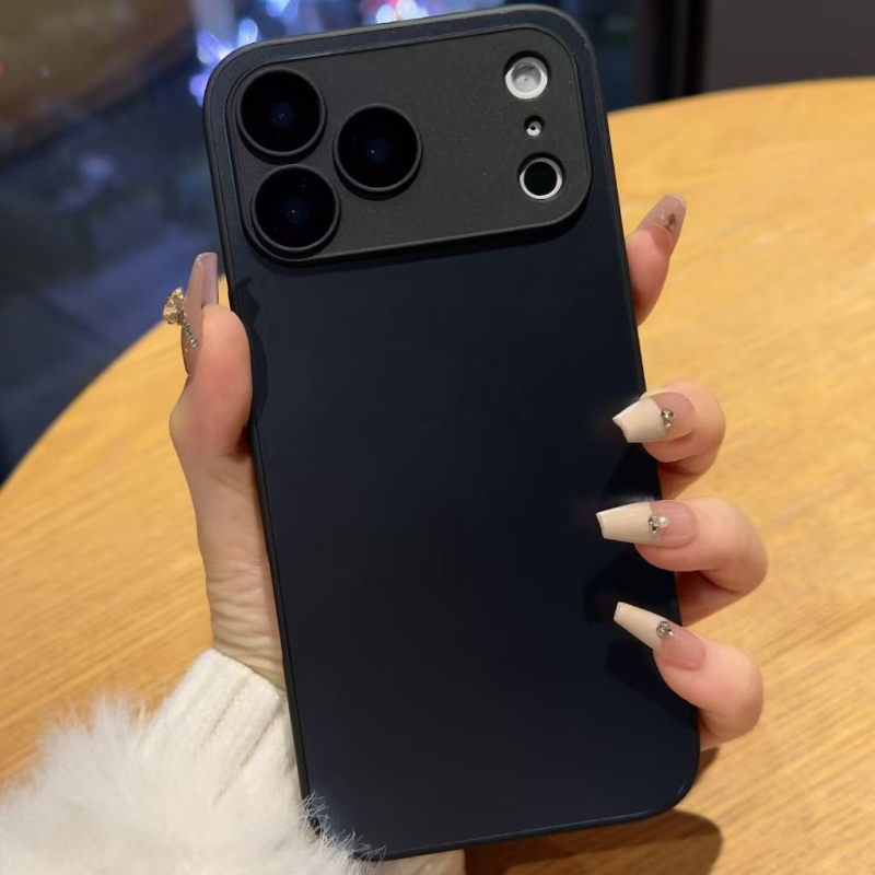 Kućište za iPhone - matirani akrilni stražnji pokrov, zaštita od ogrebotina, pada i otisaka prstiju, japansko-korejski stil, kompatibilno s iPhone 15 Pro/16 Pro/17 Pro/17 Pro Max