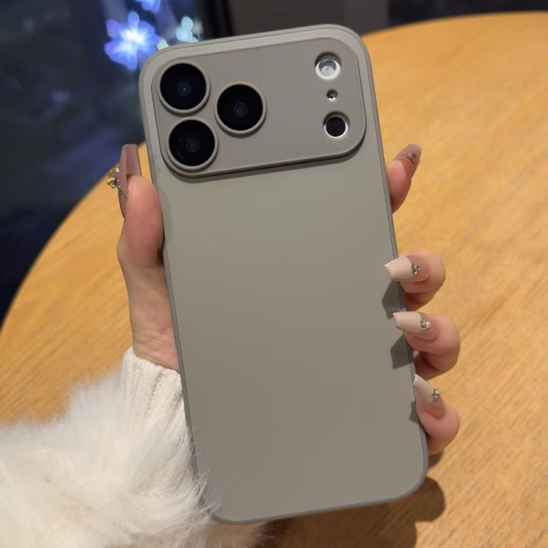 Kućište za iPhone - matirani akrilni stražnji pokrov, zaštita od ogrebotina, pada i otisaka prstiju, japansko-korejski stil, kompatibilno s iPhone 15 Pro/16 Pro/17 Pro/17 Pro Max