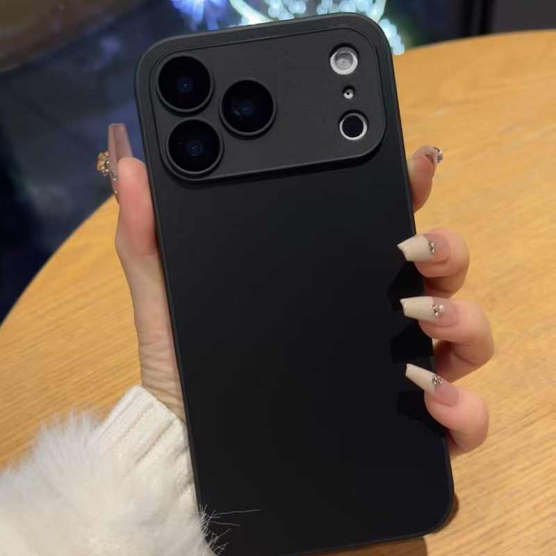 Kućište za iPhone - matirani akrilni stražnji pokrov, zaštita od ogrebotina, pada i otisaka prstiju, japansko-korejski stil, kompatibilno s iPhone 15 Pro/16 Pro/17 Pro/17 Pro Max