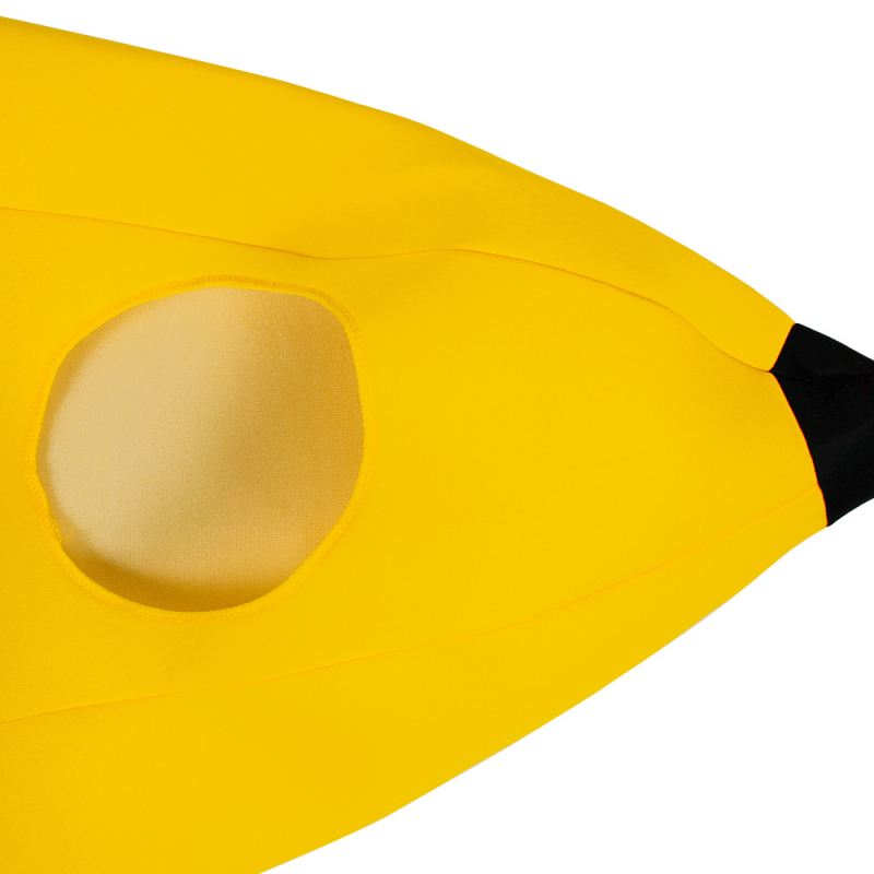 Odrasli Kostim Banana Superman – cosplay odijelo za crtani lutku, unisex, pleteni smiješani materijal, poliester 90–95%