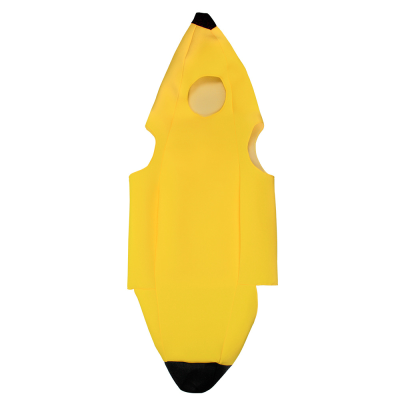 Odrasli Kostim Banana Superman – cosplay odijelo za crtani lutku, unisex, pleteni smiješani materijal, poliester 90–95%
