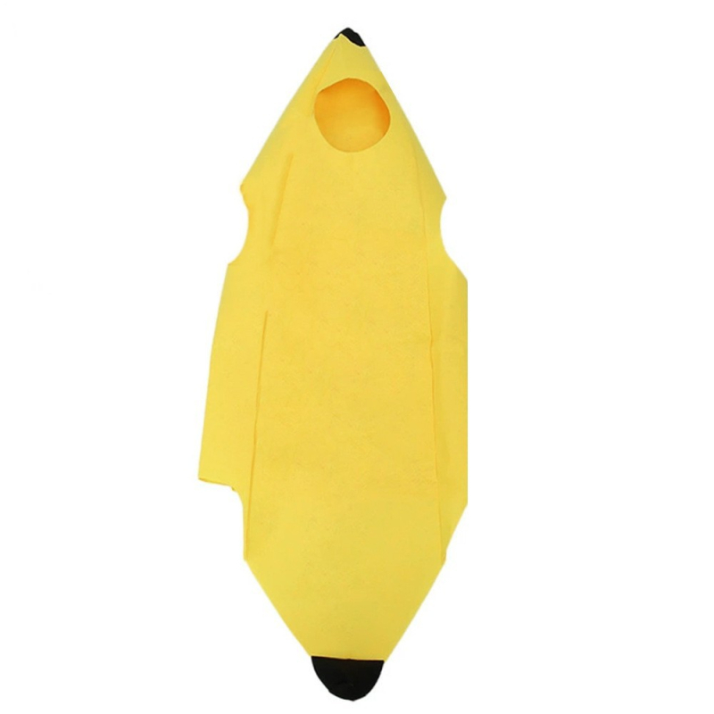 Odrasli Kostim Banana Superman – cosplay odijelo za crtani lutku, unisex, pleteni smiješani materijal, poliester 90–95%