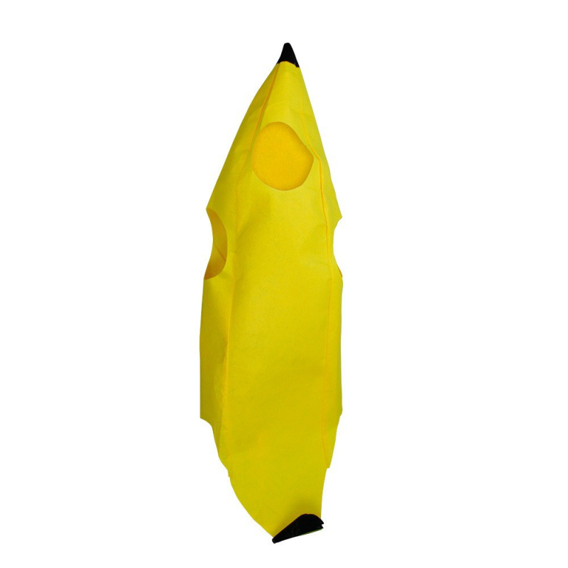 Odrasli Kostim Banana Superman – cosplay odijelo za crtani lutku, unisex, pleteni smiješani materijal, poliester 90–95%