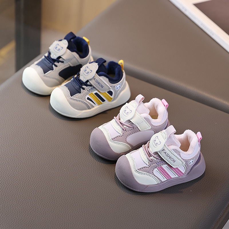 Zimske cipele za bebe i malu djecu, unisex, 12–36 mjeseci, protuklizna mekana potplata, Velcro zatvaranje