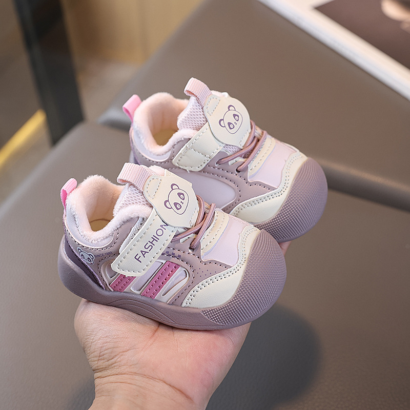 Zimske cipele za bebe i malu djecu, unisex, 12–36 mjeseci, protuklizna mekana potplata, Velcro zatvaranje