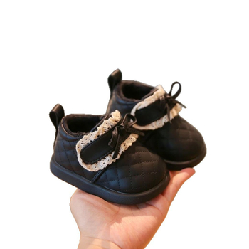 Cipele za bebe - Princeza stil, gornji dio od sintetičke kože, Velcro zatvarač, prozračna, protuklizna