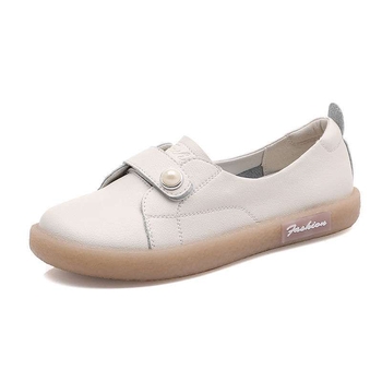 Ženske PU ravne cipele, okrugli vrh, srednji dio gornjeg dijela, gumena potplat, elastično zatvaranje, casual stil