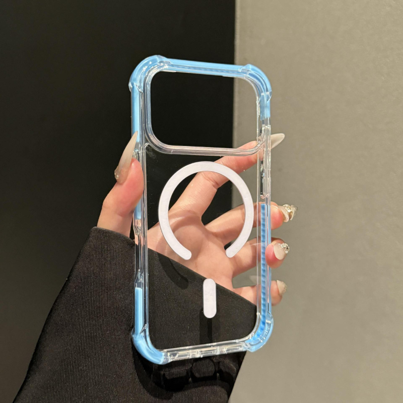Tvrdi PC futrola s 2‑u‑1 magnetom za iPhone 14–17 Pro/Max, otporna na ogrebotine i padove